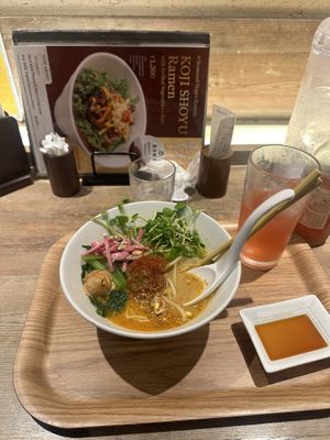 golden sesam tantan  at T's Tantan - JR Ueno in Tokyo