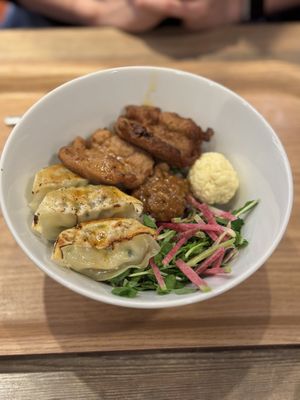 Rice bowl  at T's Tantan - JR Ueno in Tokyo