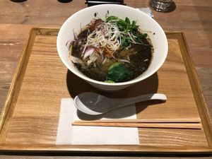 Black Tantan at T's Tantan - JR Ueno in Tokyo