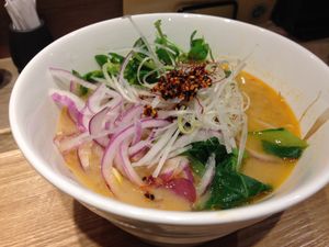 White sesame tantanmen at T's Tantan - JR Ueno in Tokyo