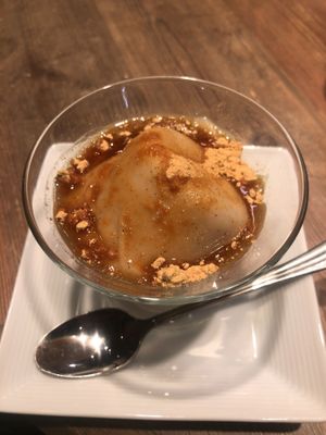Vegan soy pudding  at T's Tantan - JR Ueno in Tokyo