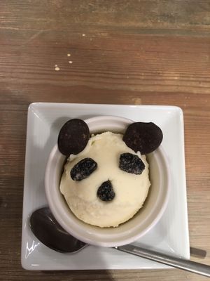 Icecream panda at T's Tantan - JR Ueno in Tokyo
