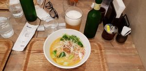 White sesam ramen at T's Tantan - JR Ueno in Tokyo
