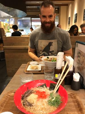 The best vegan ramen we’ve had - hands down! And so many vegan ramen options! at T's Tantan - JR Ueno in Tokyo
