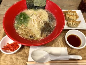 tonkotsu ramen at T's Tantan - JR Ueno in Tokyo