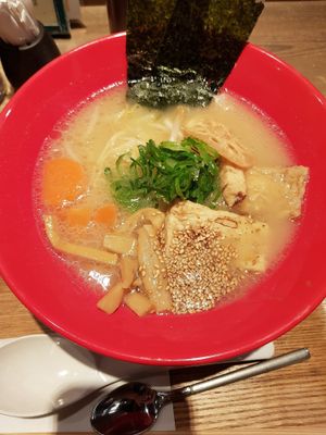 Tonkatsu ramen at T's Tantan - JR Ueno in Tokyo