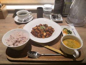 Ma-po tofu set at T's Tantan - JR Ueno in Tokyo