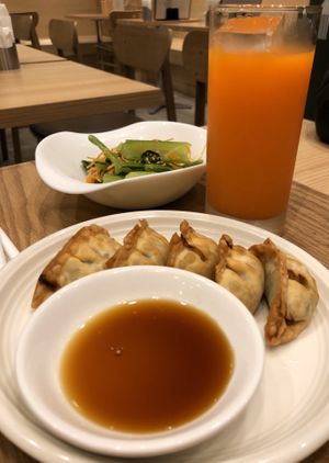 These were amazing and the juice was super fresh at T's Tantan - JR Ueno in Tokyo