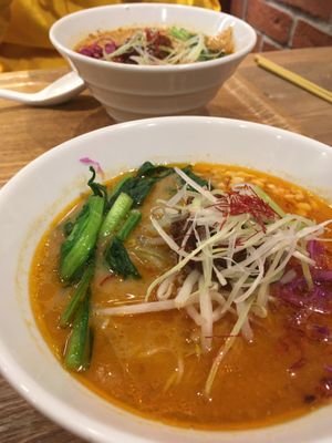 White Sesame Ramen  at T's Tantan - JR Ueno in Tokyo