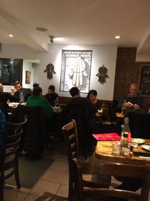 Inside Hummus Place at Hummus Place - Upper West Side in New York City