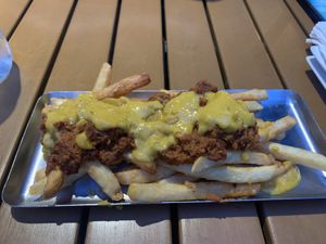 Loaded fries  at Ale Mary's Beer Hall in Royal Oak