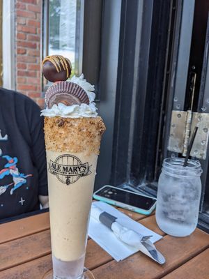 Peanut butter explosion (vegan) at Ale Mary's Beer Hall in Royal Oak