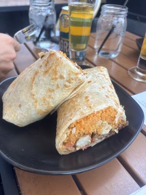 Quesarito  at Ale Mary's Beer Hall in Royal Oak