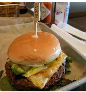 Vegan Burger at Ale Mary's Beer Hall in Royal Oak