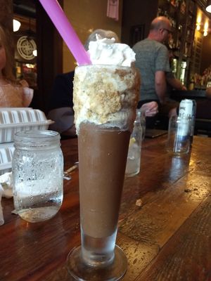 Vegan chocolate shake at Ale Mary's Beer Hall in Royal Oak