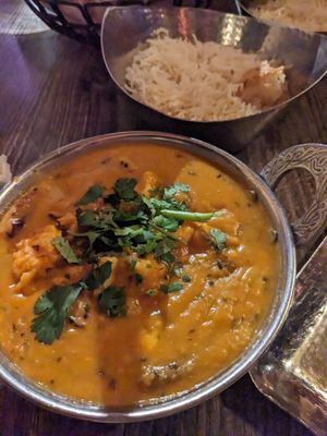 Curry with tofu at Nasha in Austin