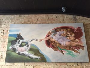 #veganart  at Mythology in Toronto