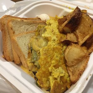 Brunch omelette  at Mythology in Toronto