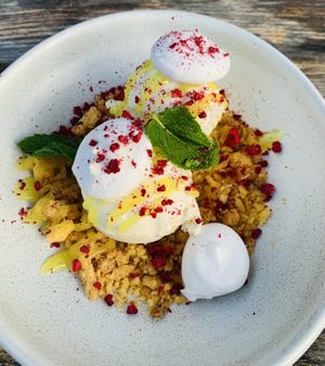 Lemon meringue dessert- Amazing!!!! at Yonder in Queenstown