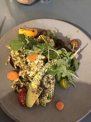 Tofu scramble at Yonder in Queenstown