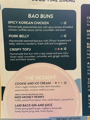 There’s a desert if that’s your thing!  at Yonder in Queenstown