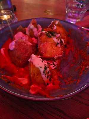 Crispy potatoes at Yonder in Queenstown