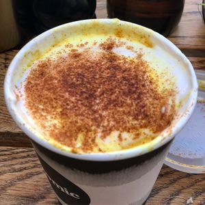 Turmeric Latte at Yonder in Queenstown