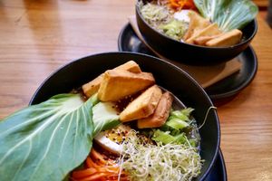  Vegan option Ramen at Dinner  at Yonder in Queenstown