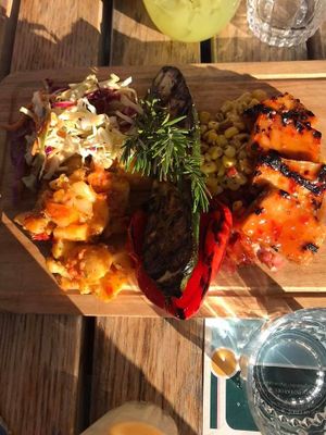 Vegan bbq board  at Yonder in Queenstown