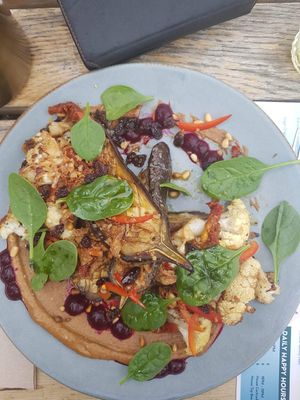 Roast Eggplant at Yonder in Queenstown