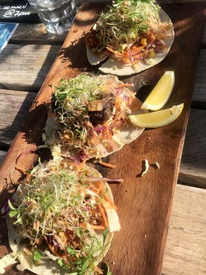 vegan tacos at Yonder in Queenstown