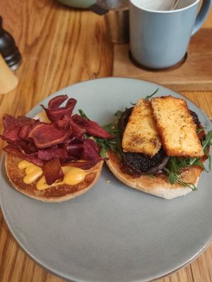 Vegan butty at Yonder in Queenstown