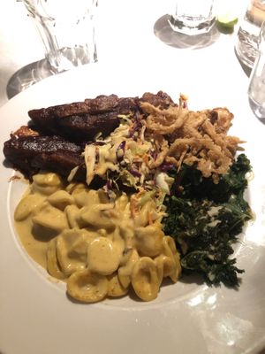 Bbq seitan with Mac. Best comfort food ever. at City O' City in Denver