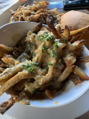 Vegan Poutine fries!!  at City O' City in Denver