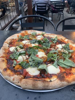 Caprese Pizza w/ vegan cheese  at City O' City in Denver