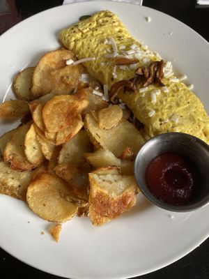 vegan omelette  at City O' City in Denver