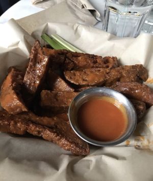 Buffalo Seitan wings   at City O' City in Denver