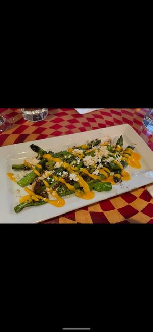 Blistered asparagus and shishito at City O' City in Denver