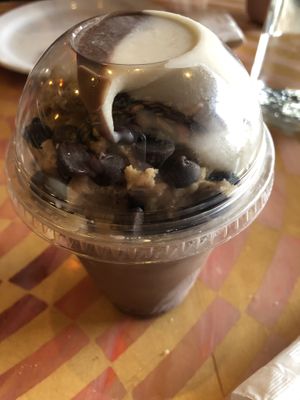 Vegan soft serve mix with cookie dough  at City O' City in Denver