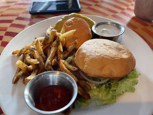 City O'Burger with fries  at City O' City in Denver