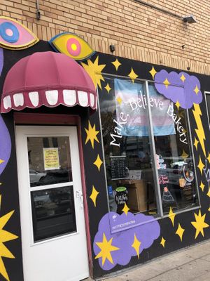 Vegan bakery next door   at City O' City in Denver