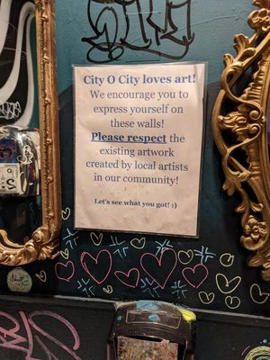 Bathroom at City O' City in Denver