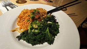 Kimchi noodles  at City O' City in Denver