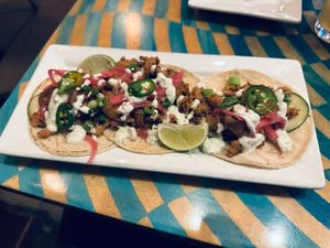 Adobo chicken tacos at City O' City in Denver
