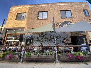 Lovely outdoor seating  at City O' City in Denver