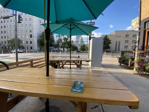 Lovely outdoor seating  at City O' City in Denver