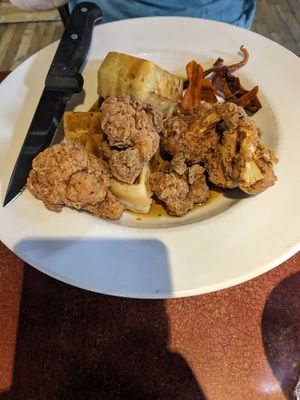 Chicken & waffles at City O' City in Denver