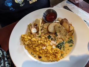 Vegan sardou at City O' City in Denver