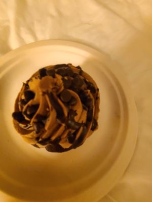 Chocolate chocolate chip cupcake at City O' City in Denver