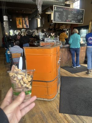 Peanut butter cup soft serve   at City O' City in Denver
